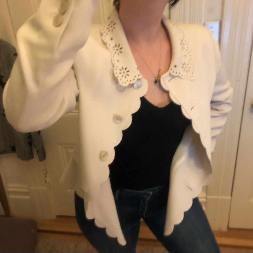 Moschino (Cheep & Chic) eyelet collar blazer